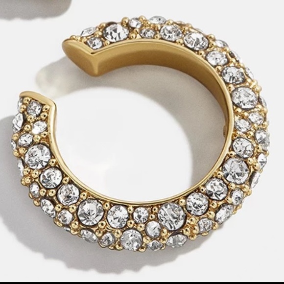 Clear Rhinestone Ear Cuff - Picture 2 of 3